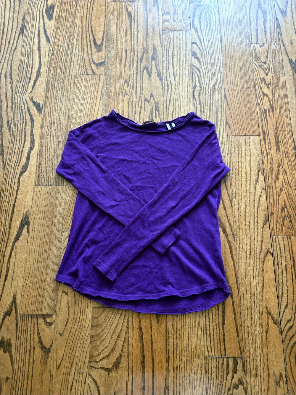 Women's Purple Long-Sleeve Lightweight Top